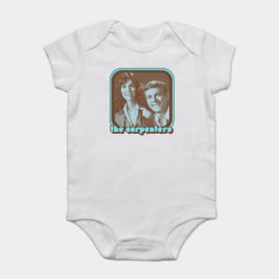 The Carpenters / Retro 70s Style Fan Design Baby Bodysuit